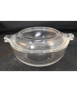 PYREX: CLEAR GLASS, CASSEROLE DISH / BOWL #019, 20oz w/LID 681-C-33, VIN... - €12,01 EUR