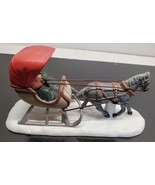 Department 56 Heritage Village Collection One Horse Open Sleigh - Christmas - £14.59 GBP