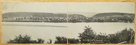 Vintage Postcard Birds Eye View Panoramic Historic River View Nescopeck PA - £15.47 GBP