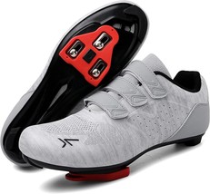 Mens And Womens Indoor Road Bike Riding Shoes With Look Delta Cleats, Id... - £63.68 GBP