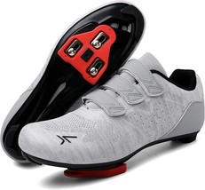 Mens And Womens Indoor Road Bike Riding Shoes With Look Delta Cleats, Ideal For - £64.93 GBP