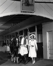 Funny Girl 8x10 Photo Barbra Streisand in stables with Omar Sharif - $7.99