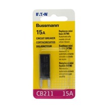 Bussmann (BP/CB211-15-RP) 15 Amp Type-I ATM Mini Circuit Breaker - £7.78 GBP