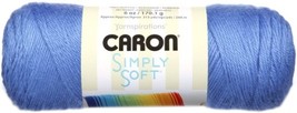 Caron Simply Soft Brites Yarn-Berry Blue - £12.24 GBP