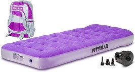  Kidmat Deluxe Twin Air Mattress for Kids Includes Electric Pump Colorful - £74.01 GBP