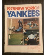 1975 New York NY Yankees vs Chicago Scorecard Program Vintage - $9.90
