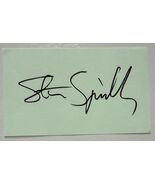 Steven Spielberg Autographed 3x5 Signature Page - $1,816.06 MXN