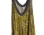 Secret Treasures Pajama Top Sleeveless Animal Print Gold Gray Womens XLG... - $10.78