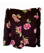 Ladies Dressy Blk Print Culottes, No Waistband, Fitted at Top, Zip Openi... - $22.13
