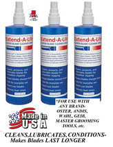 3-EXTEND A Life Clipper Blade Care Rinse Cl EAN Er Spray Wash Lube*For Oster,Andis - £23.59 GBP