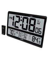 SHARP Atomic Clock - Never Needs Setting! Easy to Read Numbers - Indoor/... - £95.75 GBP