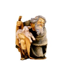 Old Shepherd with Lamb for Nativity Scene set, Nativity figurines - $59.81 CAD