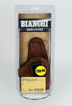 Bianchi 100 Leather Clip On Holster Smith &amp; Wesson M&amp;P 9mm Shield RH Size 13 - £47.24 GBP