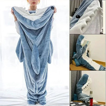 Cartoon Shark Sleeping Bag Pajamas Office Nap Shark Blanket Soft Cozy ALL AGES - $36.30+