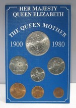 1980 Great Britain/UK Elizabeth II &amp; Queen Mother Crown &amp; Type Set AM628 - £14.87 GBP