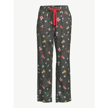 Joyspun Women&#39;s Print Flannel Sleep Pants, Multicolor Size L(12-14) - £12.65 GBP