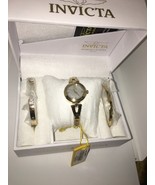 INVICTA ANGEL LADYS 3-PC  QUARTZ GOLD-TONE WATCH NEW IN BOX MSRP $895.00 - $401.81 CAD