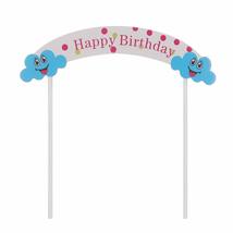 DIY Party Supplies Children Birthday Party Cake Flag Happy Birthday Cupcake Bann - £10.99 GBP