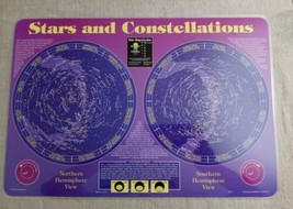Vintage 1997 Rushkin 1pc Stars &amp; Constellations Painless Learning Placemat - $13.71