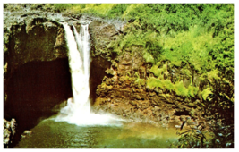 Rainbow Falls Wailuku River Hilo Hawaii Postcard - £20.00 GBP