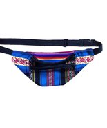 Fair Trade Peruvian Funky Hippy Bumbag/Wallet/Purse/Waist Pack (blue 493) - $22.99