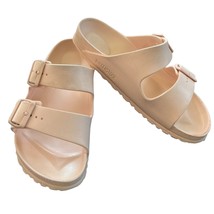 Birkenstock Arizona Essentials Eva Rubber Sandals Adjustable 38 Pink 7 - £28.31 GBP