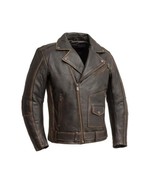 FirstMFG Wrath Motorcycle CE Rated Armor Jacket Leather Jacket - £268.89 GBP