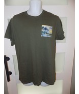 Myrtle Beach SS T-Shirt Olive Green Logo Keep Calm Enjoy Life Size M Men... - $24.92