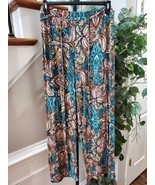 Est.1946 Women Multicolor Rayon Wide Leg Pull On Comfort Waist Trouser S... - $458.11 MXN