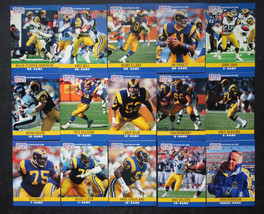 1990 Pro Set Series 1 Los Angeles Rams Team Set 15 Football Cards - £3.13 GBP
