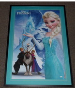 Idina Menzel Signed Framed 29x41 Frozen Poster Display JSA Voice of Elsa - £389.23 GBP