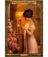 Archive Cinema 'Biscuits Olibet' Vintage Advertisement Poster, 24" x 36"... - $20.53