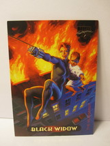 1994 Marvel Masterpieces Hildebrandt ed. trading card #9: Black Widow - £1.59 GBP