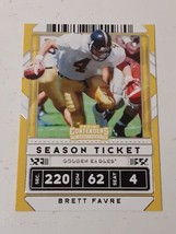 Brett Favre Green Bay Packers 2020 Panini Contenders Draft Picks Card #11 - £0.77 GBP