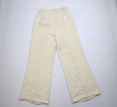 Vtg 60s 70s Streetwear Womens 14 Distressed Wool Knit Wide Leg Bell Bott... - £54.47 GBP