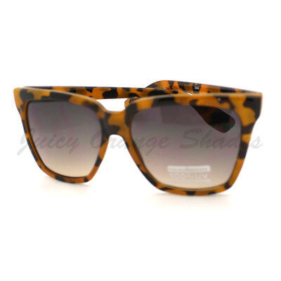 Extragrande Cuadrado Gafas de Sol Mujer Alta Moda Cuerno Rim Marco Carey - $7.86