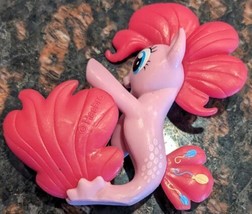 Pinkie Pie Mermaid Plastic Mini Figure G4 My Little Pony 2014 Figurine - £11.75 GBP