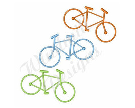 Bicycles - Machine Embroidery Design - £2.79 GBP