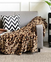 Cheer Collection Animal Print 60&quot; X 70&quot; Reversible Throw Blanket T4101522 - £41.13 GBP