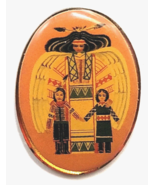 Vintage Native American Style Angel Pin Guardian Folk Art Southwest Desi... - €8,67 EUR