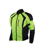 Mens HiVis Mesh Motorcycle Jacket with CE Armor - €87,45 EUR