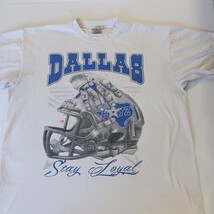 Shaka Wear Dallas Football Stay Loyal The Boyz Men's White Graphic T-Shirt 3XL image 13