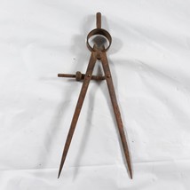 Antique Vintage Metal Compass Caliper Draft Engineering Tool Collectible - £14.78 GBP