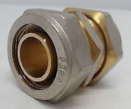 Out Door Wood Boiler 1&quot; Pex-al-Pex / Kitec Compression Fitting Coupler - £11.83 GBP