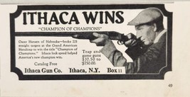 1928 Print Ad Ithaca Trap &amp; Game Shotguns Gun Company Ithaca,New York - £7.27 GBP