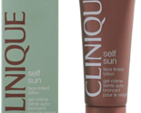 Clinique Self Sun Face Tinted Lotion Suntan 1.7 fl oz / 50 ml SEALED Ful... - $123.86