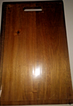 Fulorni 17 x 11 Acadia Wood Cutting Board Ready to use - $29.69