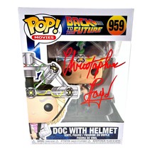 Christopher Lloyd Autographed Funko Pop Doc Brown 959 Back to Future JSA... - £291.07 GBP