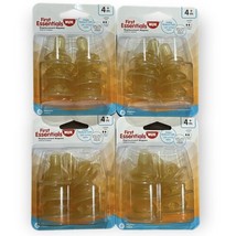 NUK LATEX Baby Bottle Nipples First Essentials 4 Months + Lot 4 Packs New Sealed - $46.41