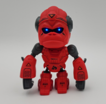 Gilumza Red Robot Gorilla King Kong Robot LED Eye Boxing Gorilla - Tested Works - £10.99 GBP